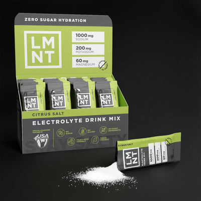 LMNT Zero-Sugar Electrolytes.